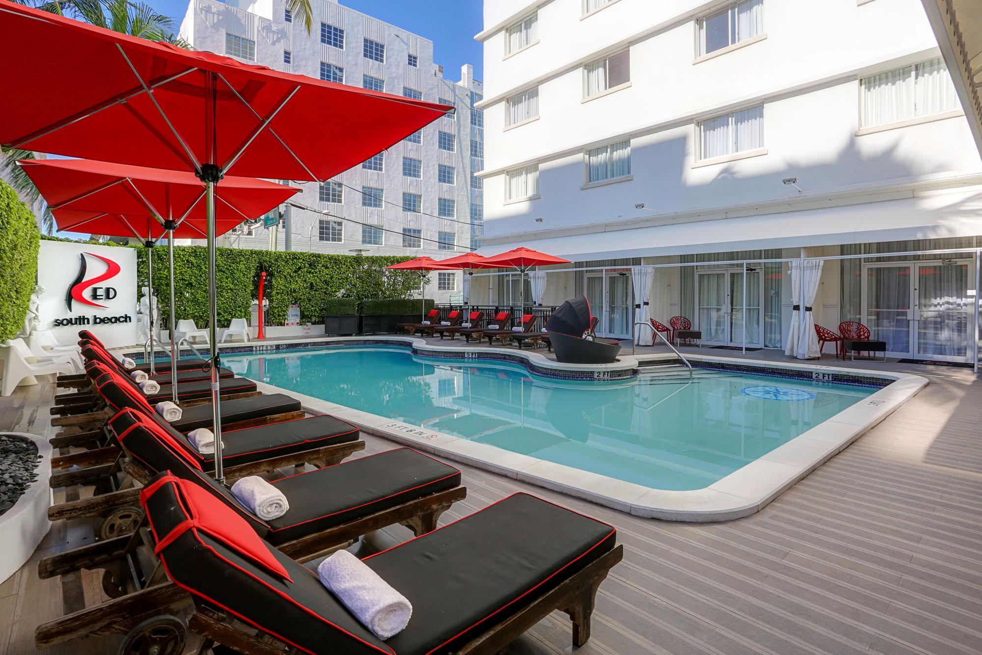 Red South Beach Hotel Майами-Бич Экстерьер фото