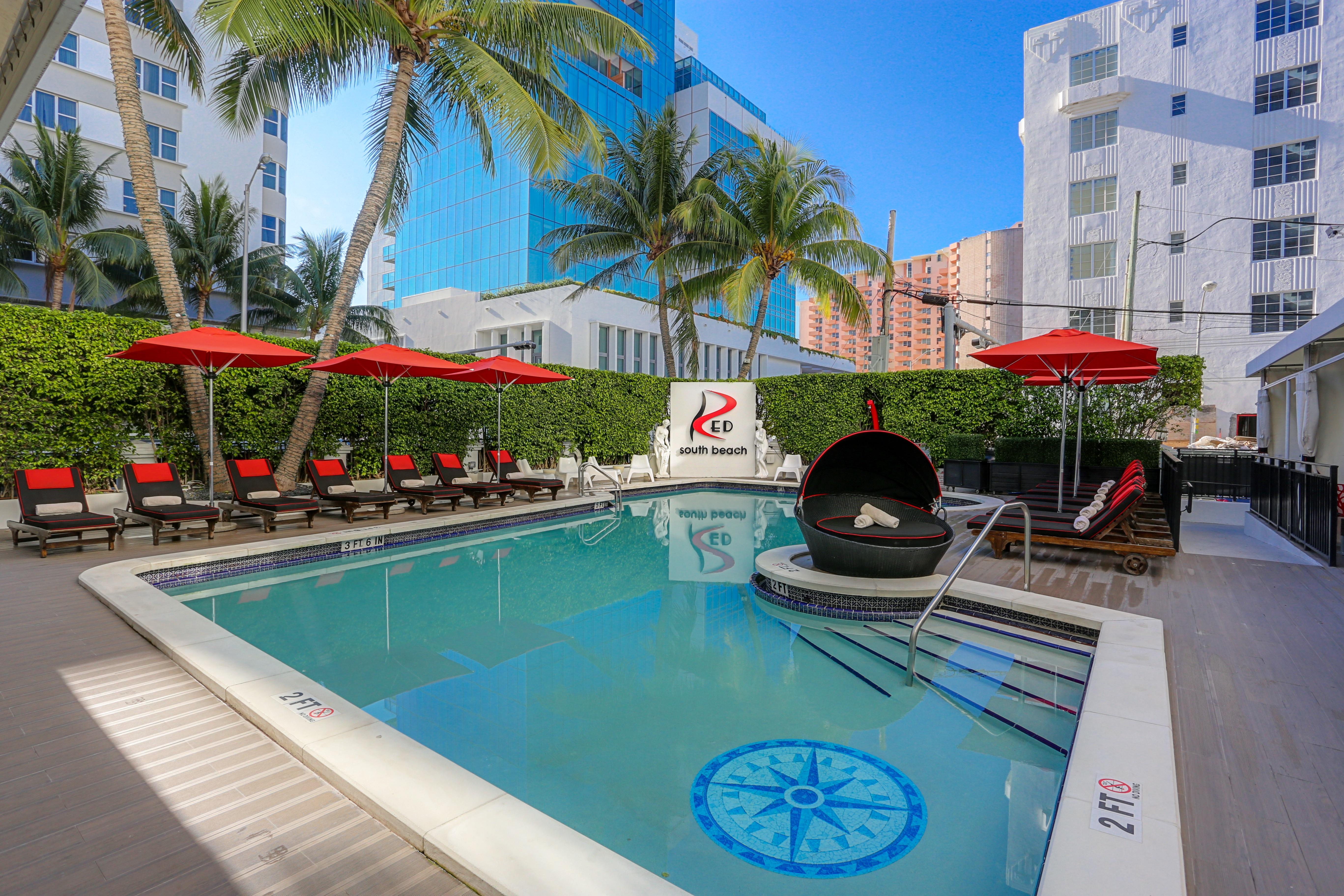 Red South Beach Hotel Майами-Бич Экстерьер фото