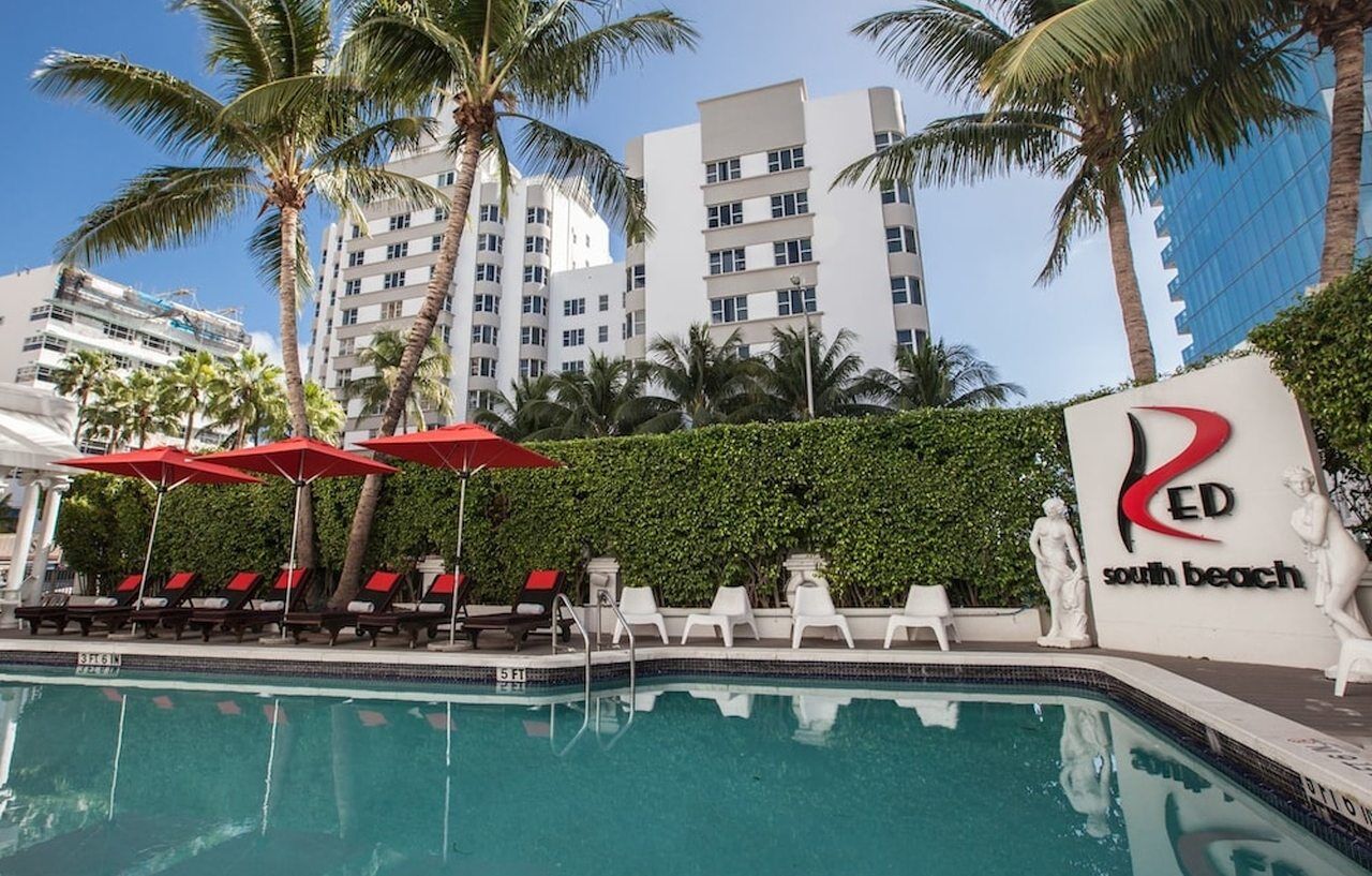 Red South Beach Hotel Майами-Бич Экстерьер фото